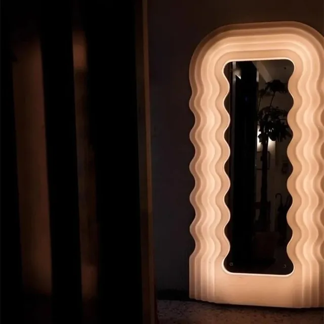Miroir de maquillage léger de style italien luxueux avec… – vue 5