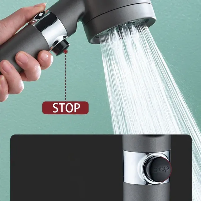 Pommeau de douche à filtre haute pression – vue 3
