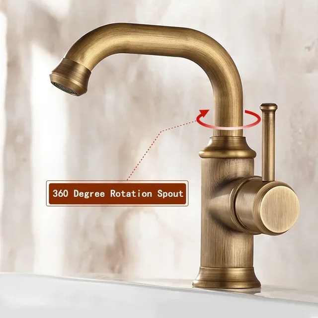 Robinet de lavabo Cooper mélangeur d'évier en laiton… – vue 4