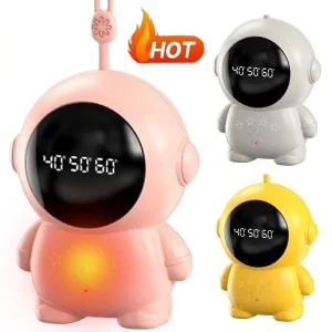 Chauffe-mains en forme d’astronaute, Portable, Rechargeable, chaleur rapide, 3 réglages de température, pour le Camping en plein air en hiver Chauffe-mains en forme d’astronaute, Portable, Rechargeable, chaleur rapide, 3 réglages de température, pour le Camping en plein air en hiver