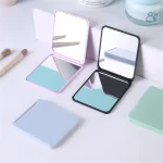 Miroir de maquillage pliable, Portable, Double face, pour dortoir d&rsquo;étudiants, bureau, petit cadeau, Mini miroir de poche, décoration de maison