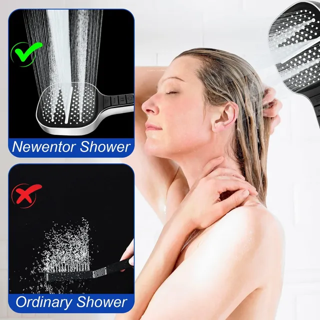 Grande pomme de douche réglable – vue 6