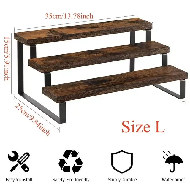 Présentoir en bois support de support cuisine en bois 3… – vue 5