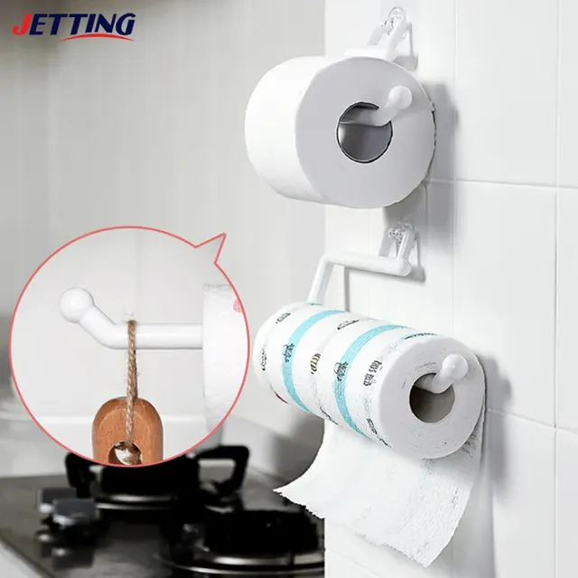 Porte rouleau papier hygiénique adhésif sans perçage… – vue 4