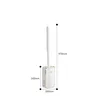Brosse toilettes murale silicone poils denses manche… – vue 3