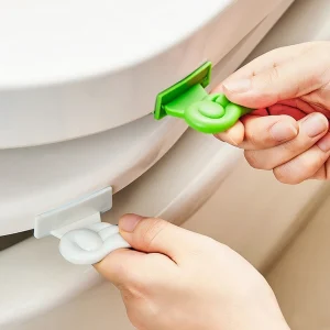 Lève-siège de toilette sans contact, outil sanitaire de salle de bain, poignée ergonomique pour un changement facile du siège et du couvercle, accessoire de salle de bain à domicile