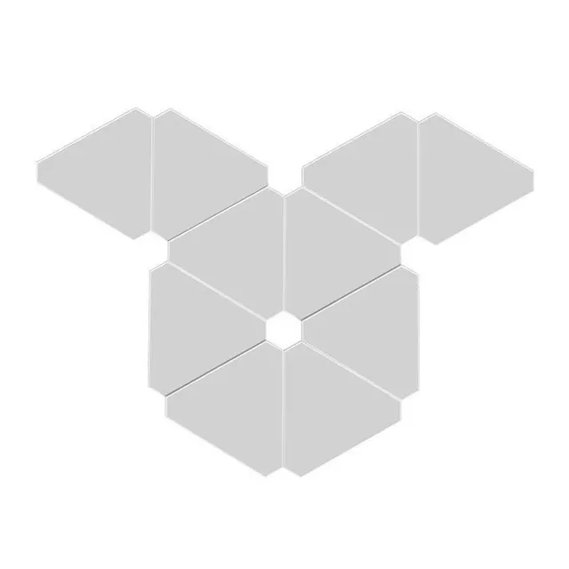Veilleuse LED triangulaire pour décoration de chambre à… – vue 2
