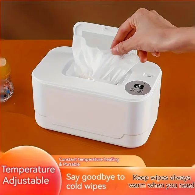 Chauffe lingettes portable grande capacité température…