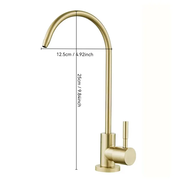 Robinet de cuisine en acier inoxydable 304 – vue 7