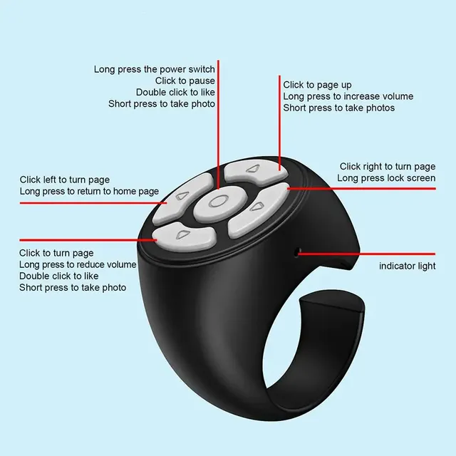 Bouton Bluetooth sans fil – vue 4