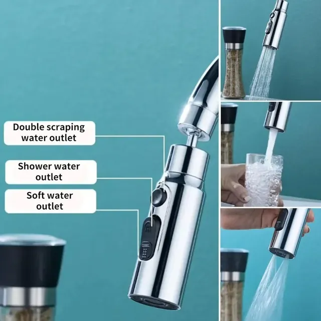 Robinet de cuisine Flexible 3 en 1 – vue 4