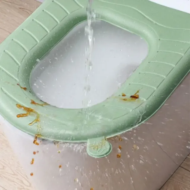 Housse de siège de toilette souple avec poignée EVA – vue 3