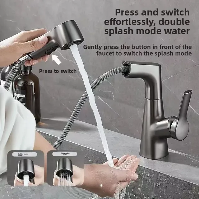 Robinet de lavabo en alliage – vue 4