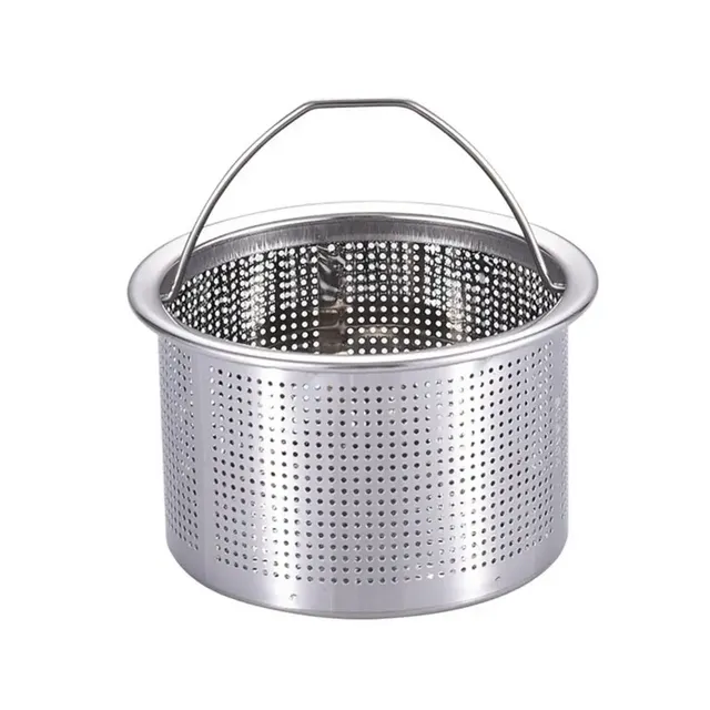 Filtre évier acier inoxydable renforcé perforé poignée… – vue 6