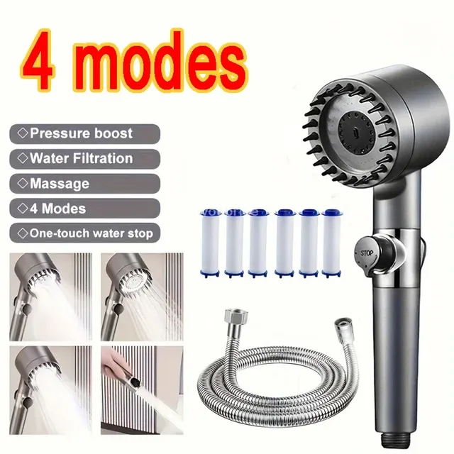 Pommeau de douche pomme de douche 4 Modes pomme de…