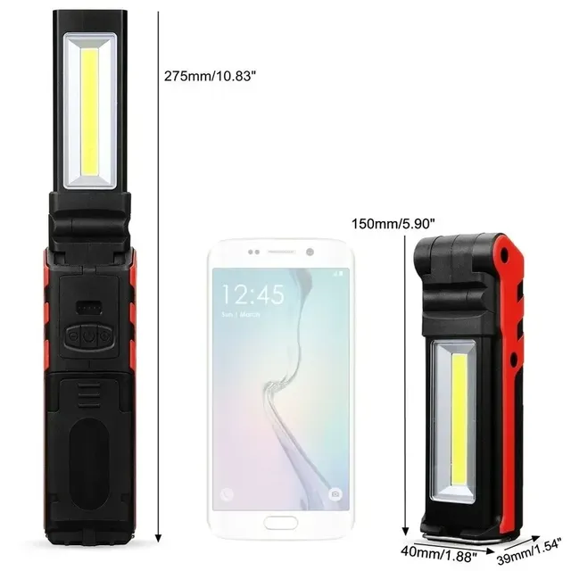 Lampe de travail LED COB à intensité variable – vue 5