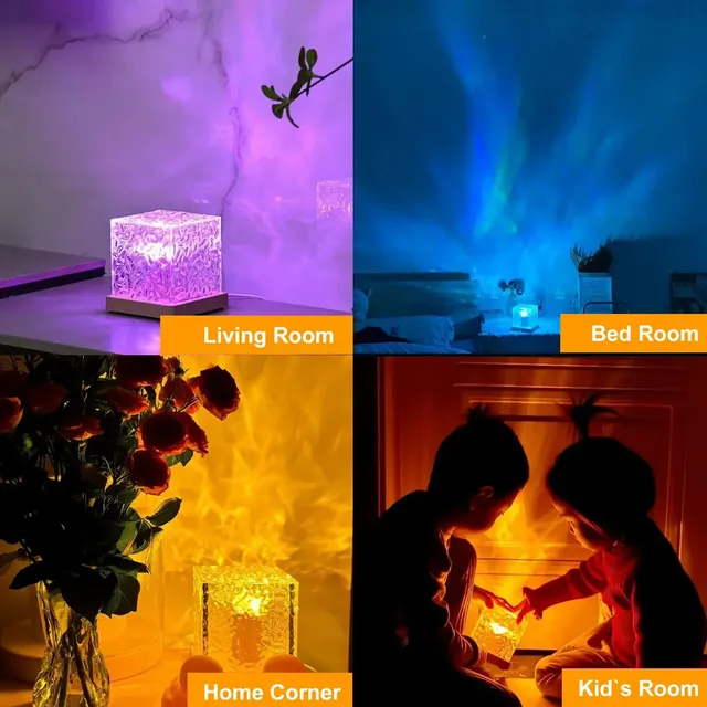 Nouveau RGB 16 couleurs veilleuse à distance océan vague… – vue 6