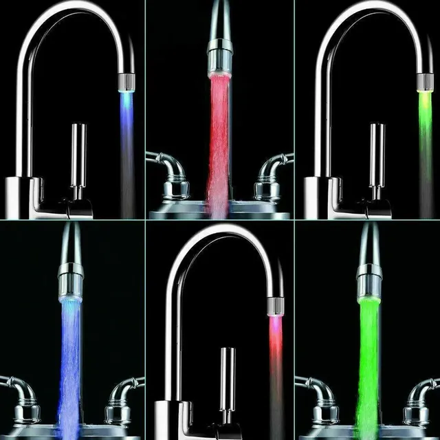 Lumière LED 7 changement de couleur robinet pour cuisine… – vue 5