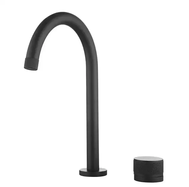 Robinet de lavabo en or brossé – vue 5
