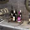 Étagère présentoir trois niveaux bois rustique marron… – vue 3