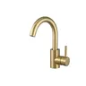 Robinet de lavabo doré en acier inoxydable – vue 7