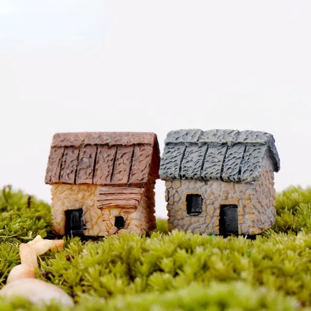 Mini Maison Artificielle en Résine – vue 3