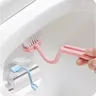 Brosse angulaire incurvée serpentine tête anglée poils… – vue 2