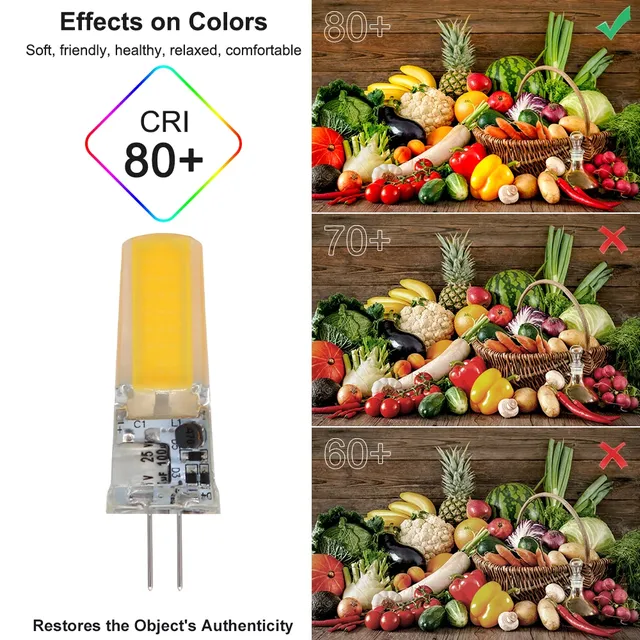 Ampoule LED COB 3W 6W G4 12V – vue 5