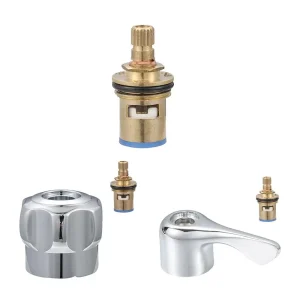 Accessoires de réparation de robinet à ouverture rapide, poignée de commutateur, noyau de Valve de robinet en cuivre, raccords de salle de bains, Installation facile 1 pièces