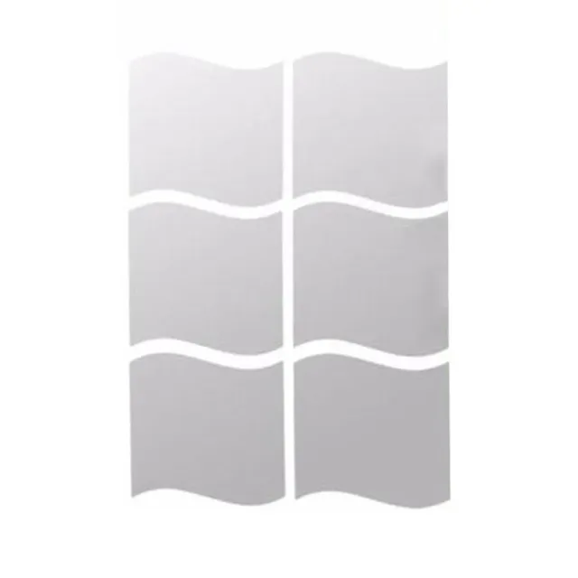 Autocollant miroir ondulé carrelage mural acrylique… – vue 6