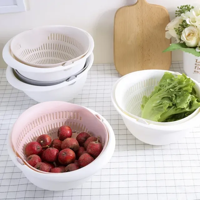 SZelBowl-mir en silicone à double égouttoir pour la… – vue 4