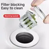 Bassin universel Pop-up Drain Filtre Lavabo Cheveux… – vue 5