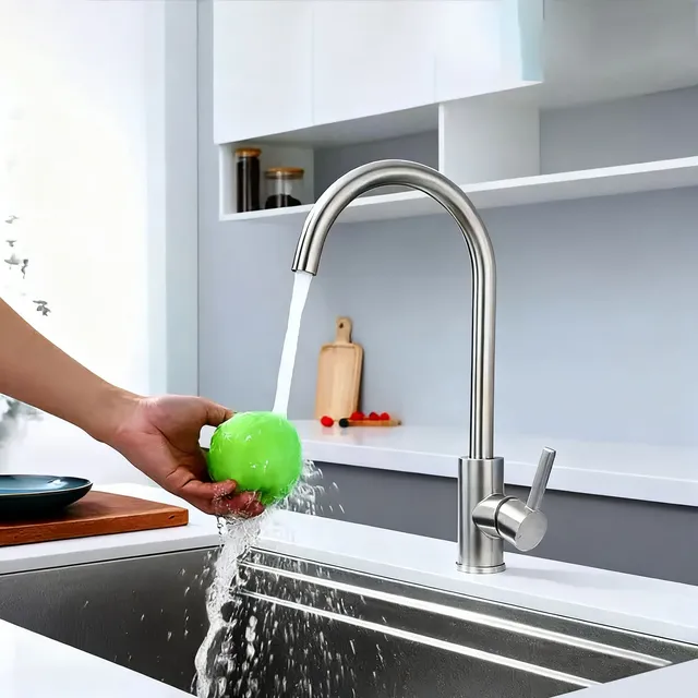 Robinets de cuisine modernes en acier inoxydable 316 de… – vue 4