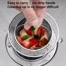 Crépine évier acier inoxydable inox304 poignée perforée… – vue 2