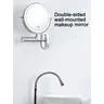 Miroir de maquillage chromé de 8 pouces – vue 4
