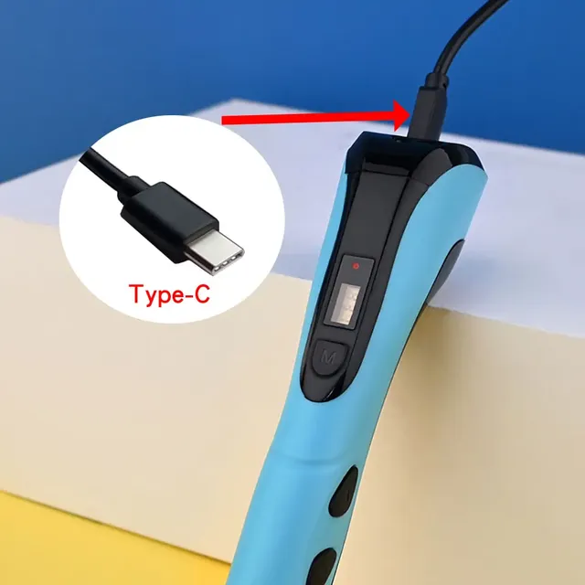 Stylo d'impression 3D avec écran LCD pour enfants – vue 5