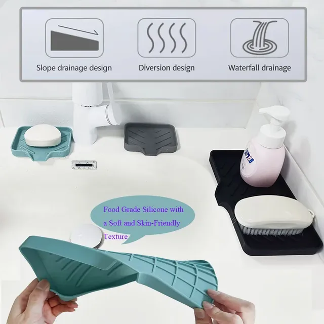 Plateau d'évier en Silicone avec vidange – vue 5