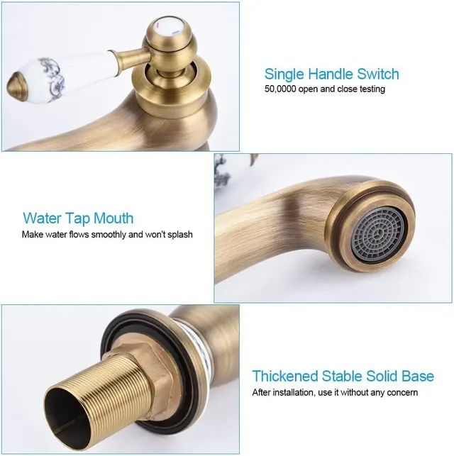 Robinet de bain de lavabo de luxe – vue 6