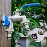 Robinet d'irrigation horticole à double poignée – vue 2
