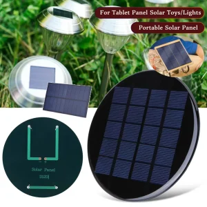 Module de charge solaire en polysilicium 5W 5V, panneau solaire, batterie externe pour téléphone portable, Mini alimentation de bricolage pour batterie légère, chargeurs de jouets