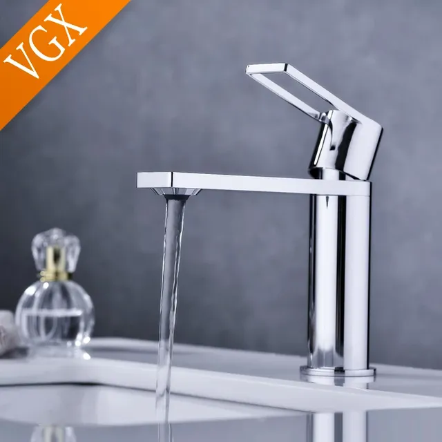 VGX robinet mitigeur lavabo monocommande chrome poli… – vue 4