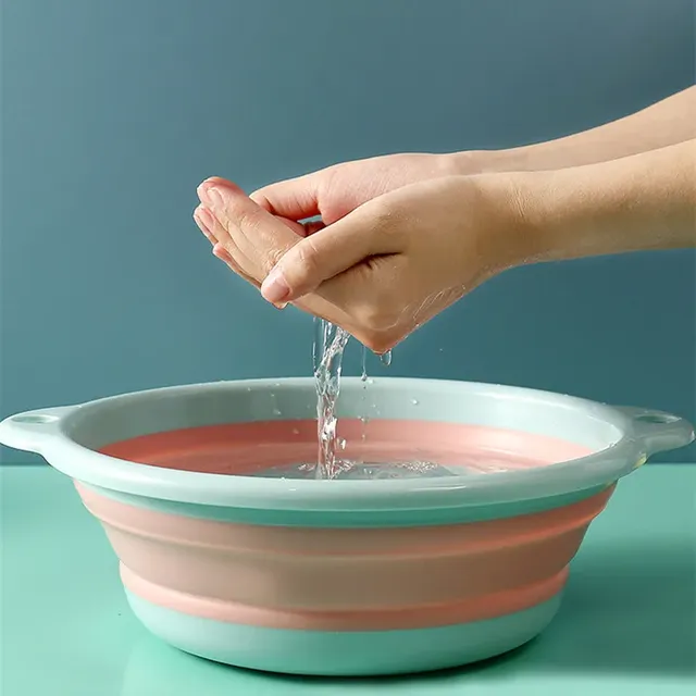 Bassine pliante portable silicone souple bord rigide… – vue 3