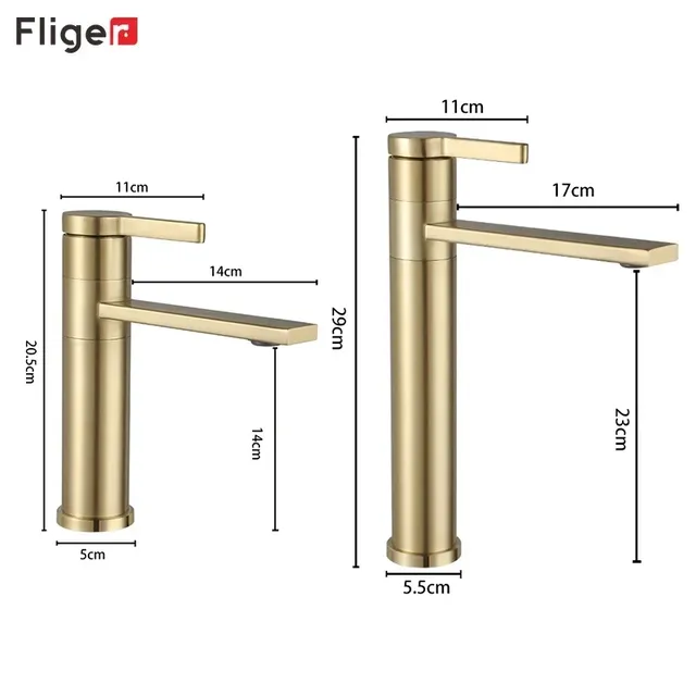 Robinet mitigeur lavabo monocommande monotrou bec plat… – vue 4