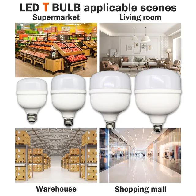 Ampoule LED AC 110V 220V E27 lampe à LED 20W 30W 40W 50W… – vue 5