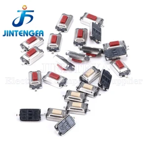 100 pièces 3*6*2.5mm interrupteur tactile 2Pin interrupteur d&rsquo;alimentation Tactile bouton poussoir Micro interrupteur SMT SMD 3*6mm 3 × 6 × 2.5mm tête rouge blanc