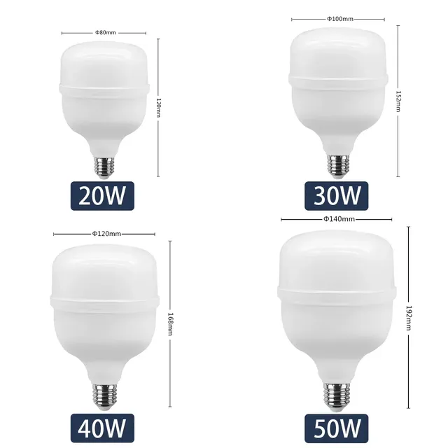 Ampoule LED 20W 30W 40W 50W lampe à LED AC 110V 220V… – vue 2