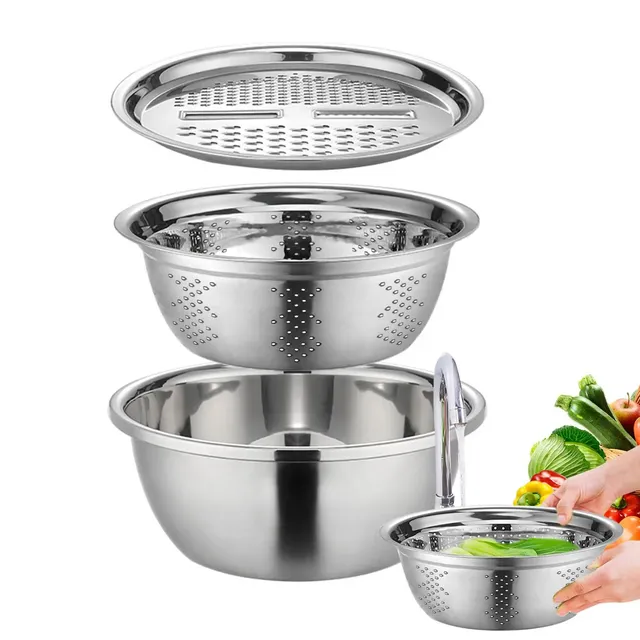 Ensemble de bassin en acier inoxydable – vue 3
