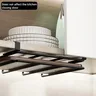 Support organisateur suspendu cuisine mural sous meuble… – vue 5