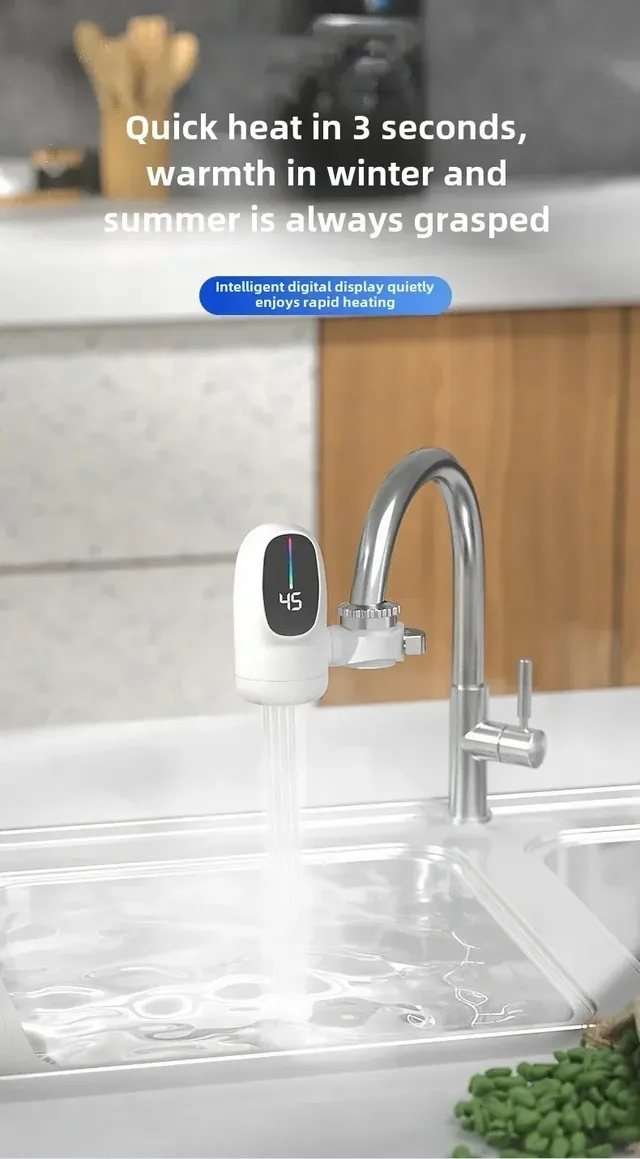 Robinet chauffe eau instantané électrique 3000W chauffe… – vue 5