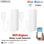 Capteur de niveau d&rsquo;eau WiFi Tuya, alarme de fuite, détecteur de fuite d&rsquo;inondation, vie à domicile intelligente, alarme de débordement d&rsquo;eau, système de sécurité